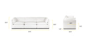 3-Seat Davos Modular Sofa