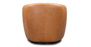 Alma Leather Swivel Chair