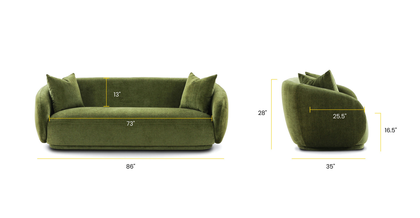 Poole 86" Sofa