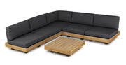 Celenza Modular Full-Corner Sectional Set with Coffee Table