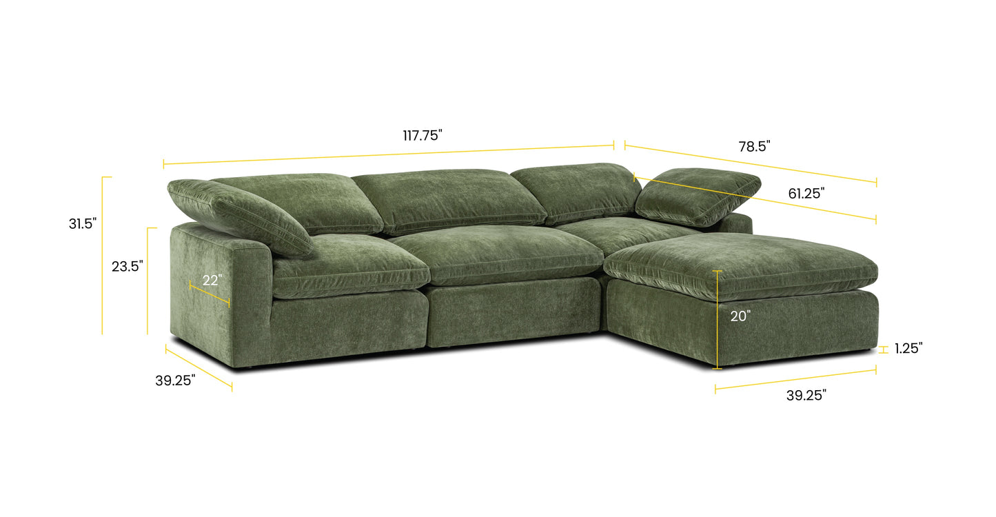 4-Seat Aspen Modular Sectional