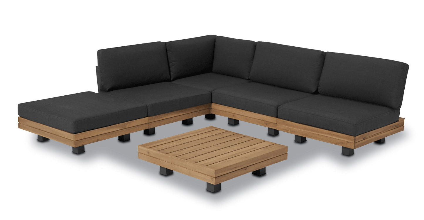 Celenza Modular Corner Sectional Set with Coffee Table