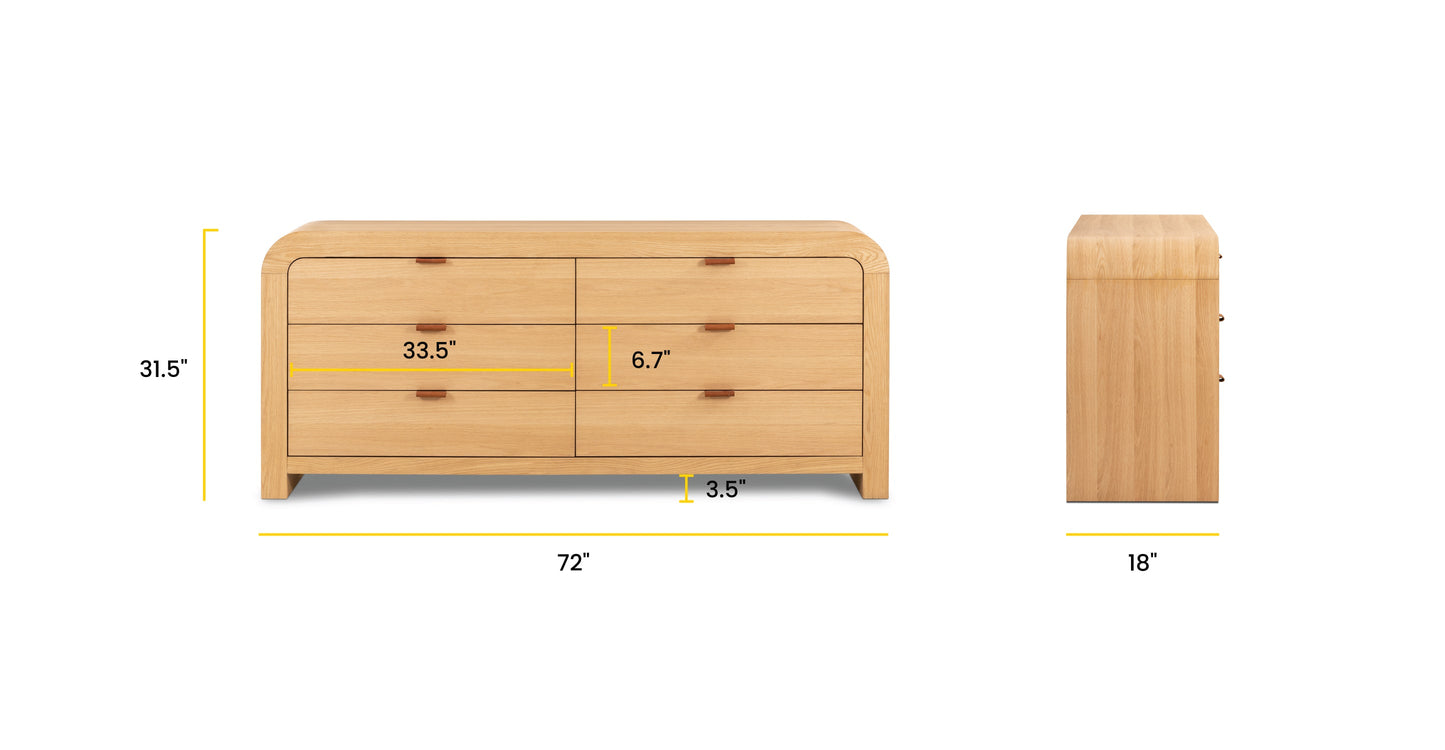 Cirq 6 Drawer Dresser