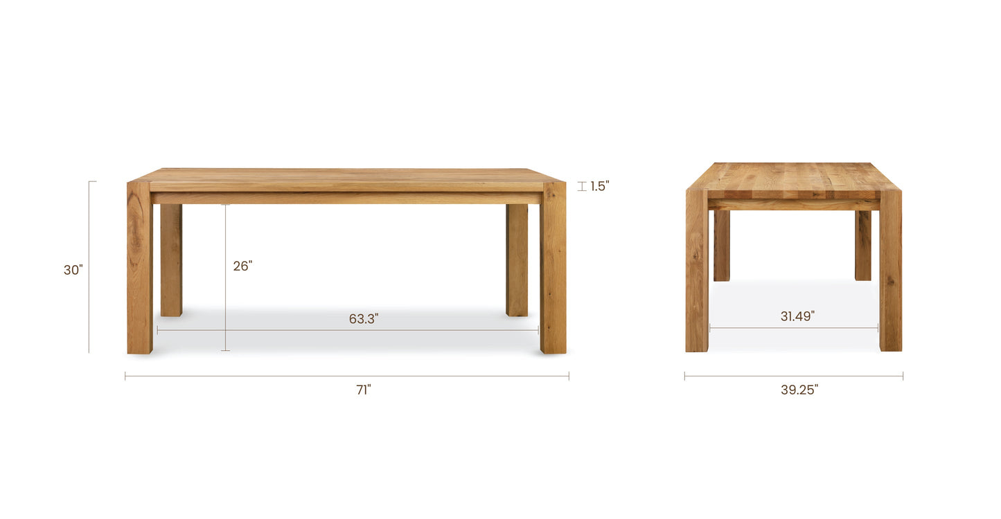 Festa Dining Table (71")