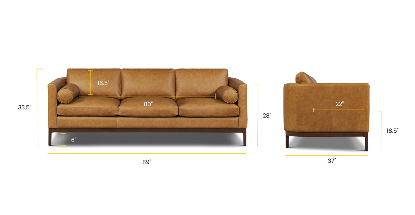 Toscano 89" Sofa