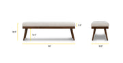 Luca Fabric Bench