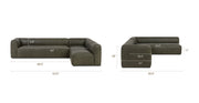 Piazza Reversible Corner Sectional Sofa