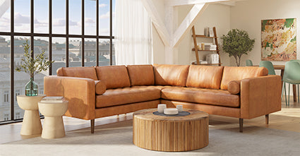 Deja 35" Round Coffee Table with Storage
