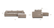 Milo Left-Facing Sectional with Storage