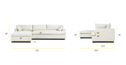 Milo Left-facing Sleeper Sectional