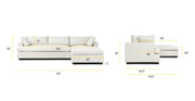 Milo Right-facing Sleeper Sectional