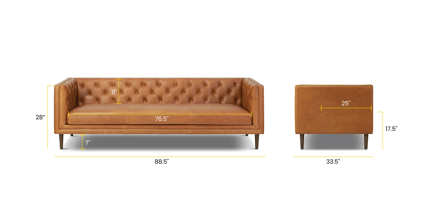 Castel 88.5" Sofa