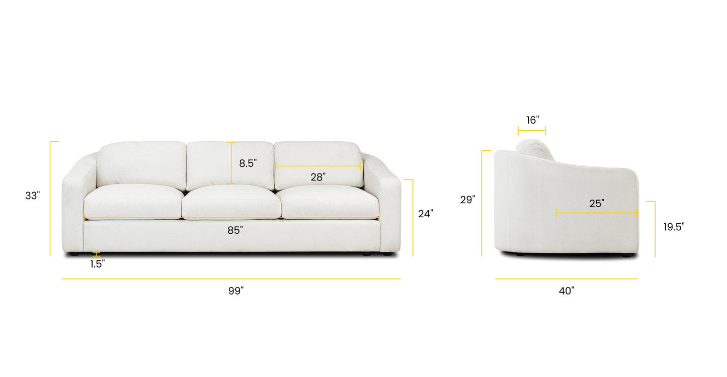 Lismore 99" Sofa