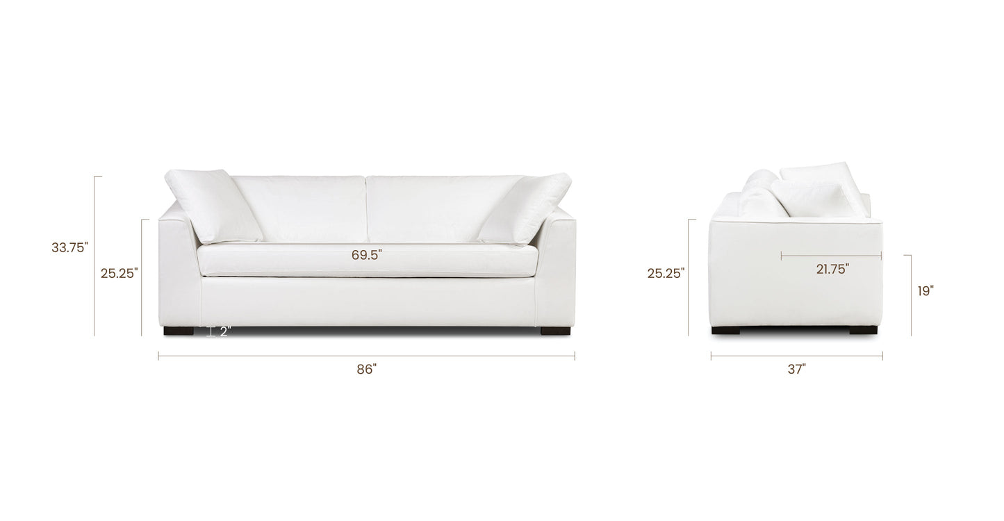 Capri 86" Pull-Out Sofa Bed