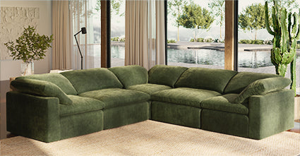 5-Seat Aspen Modular Corner-Sectional
