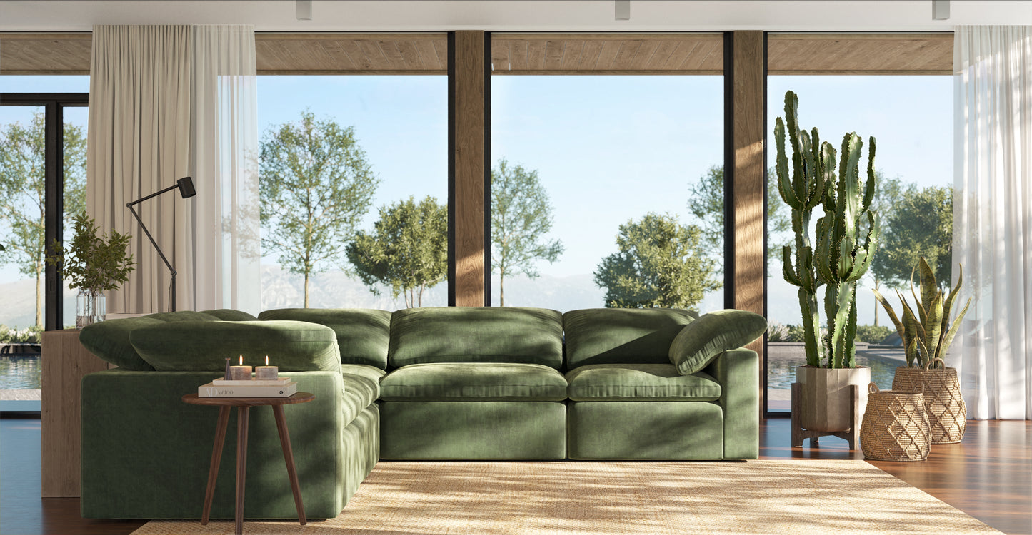 5-Seat Aspen Modular Corner-Sectional
