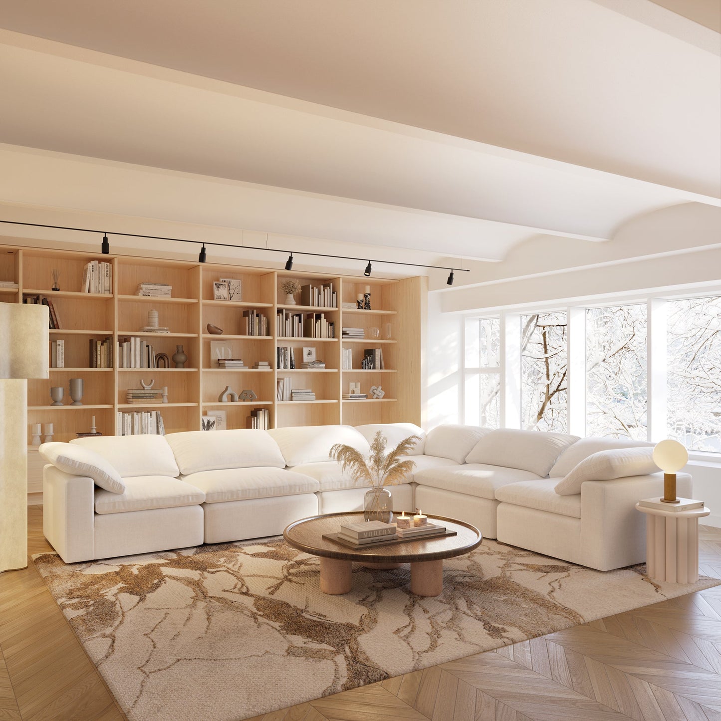 6-Seat Aspen Modular Corner-Sectional