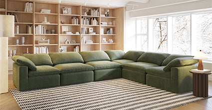 6-Seat Aspen Modular Corner-Sectional