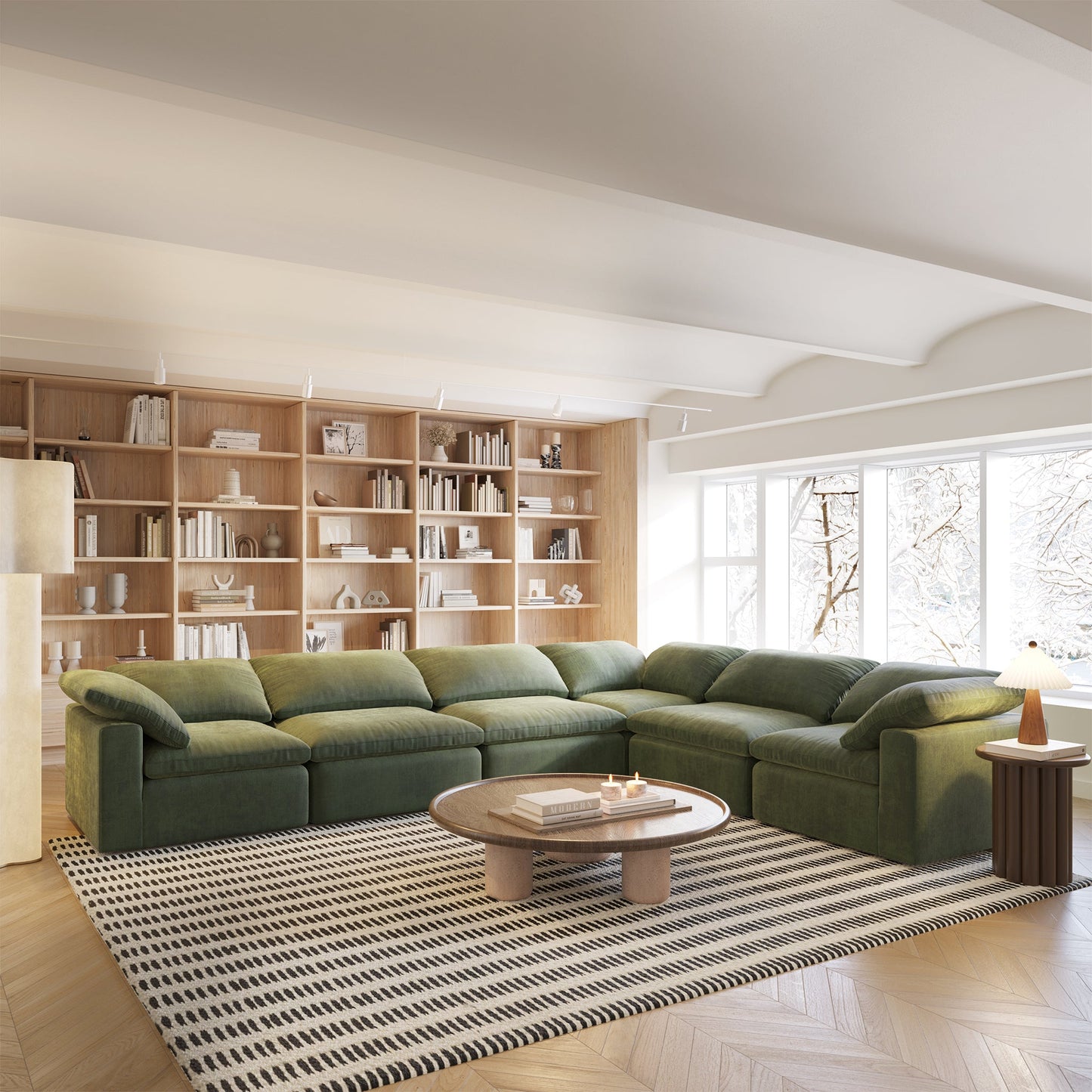 6-Seat Aspen Modular Corner-Sectional