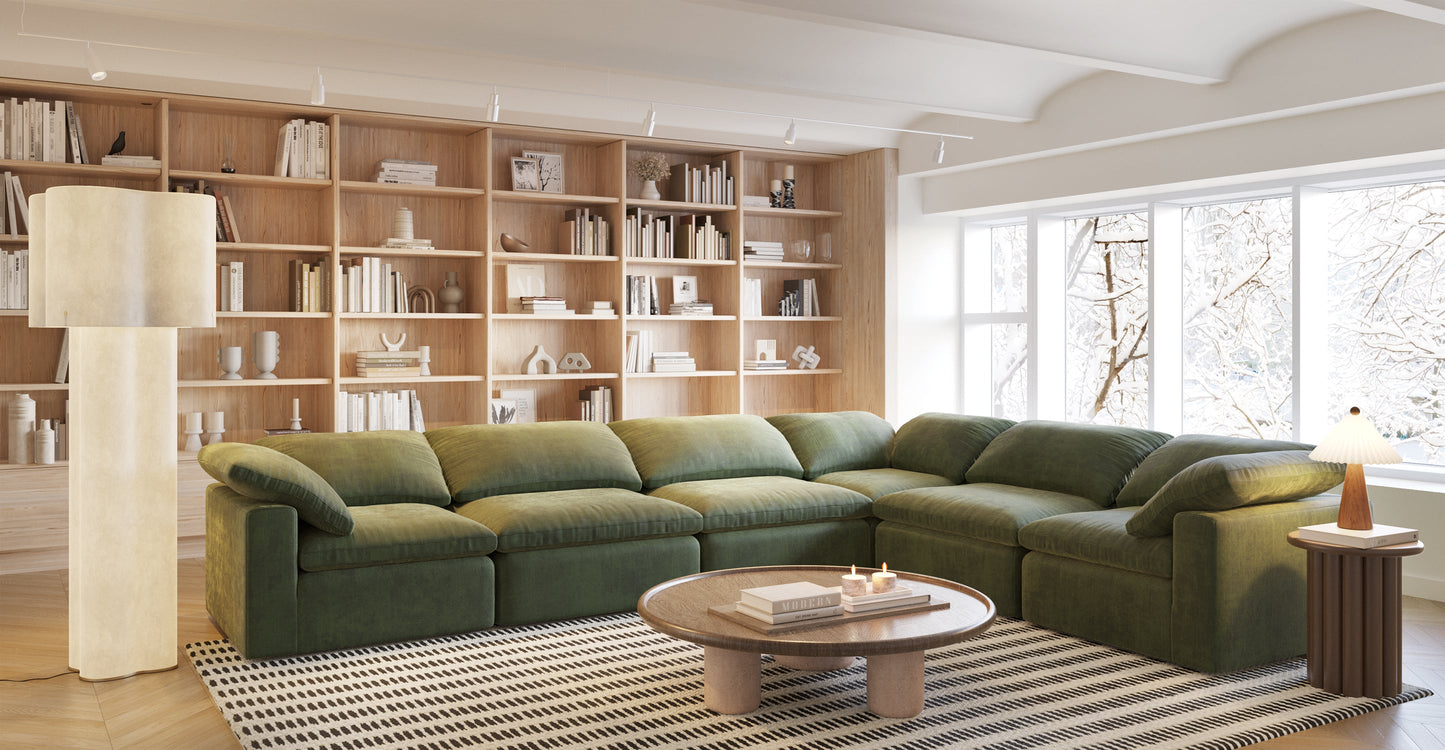 6-Seat Aspen Modular Corner-Sectional