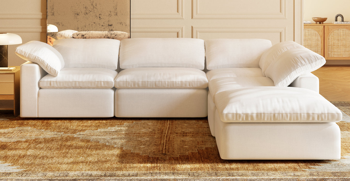 5-Seat Aspen Modular Chaise Sectional