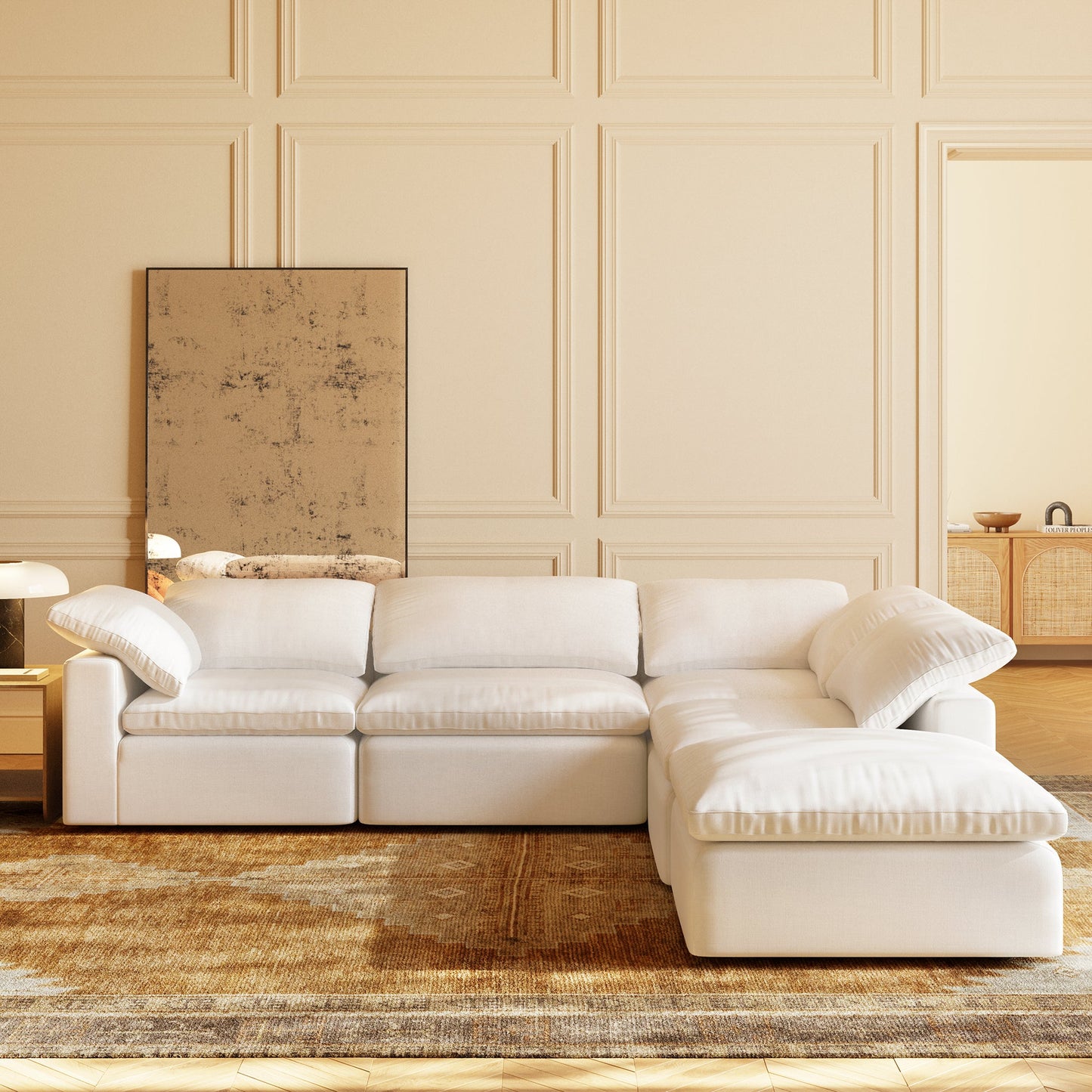 5-Seat Aspen Modular Chaise Sectional