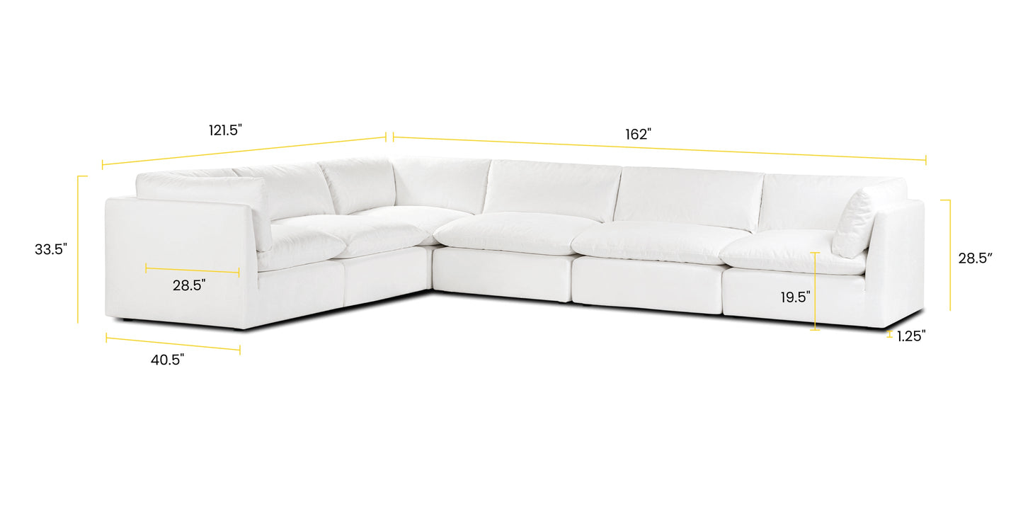 6-Seat Davos Modular Corner-Sectional