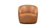 Alma Leather Swivel Chair