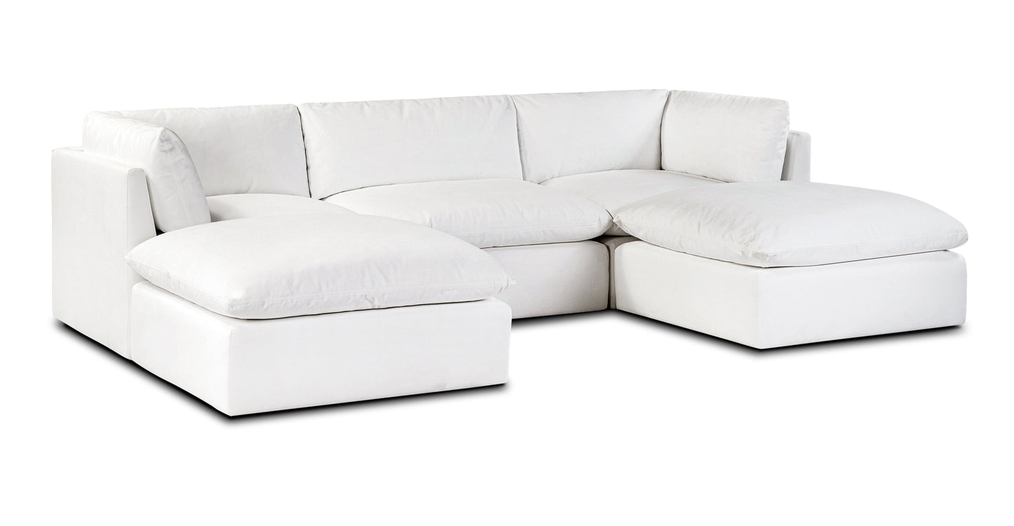 5-Seat Davos Modular Double Chaise Sectional