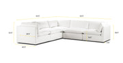 5-Seat Davos Modular Corner-Sectional