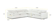 5-Seat Aspen Modular Corner-Sectional