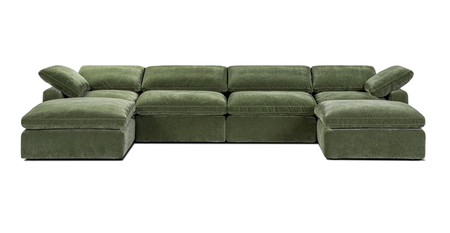 6-Seat Aspen Modular U-Sectional