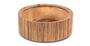 Deja 35" Round Coffee Table with Storage