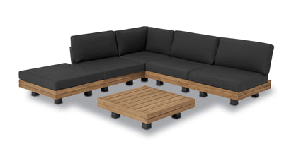 Celenza Modular Corner Sectional Set with Coffee Table