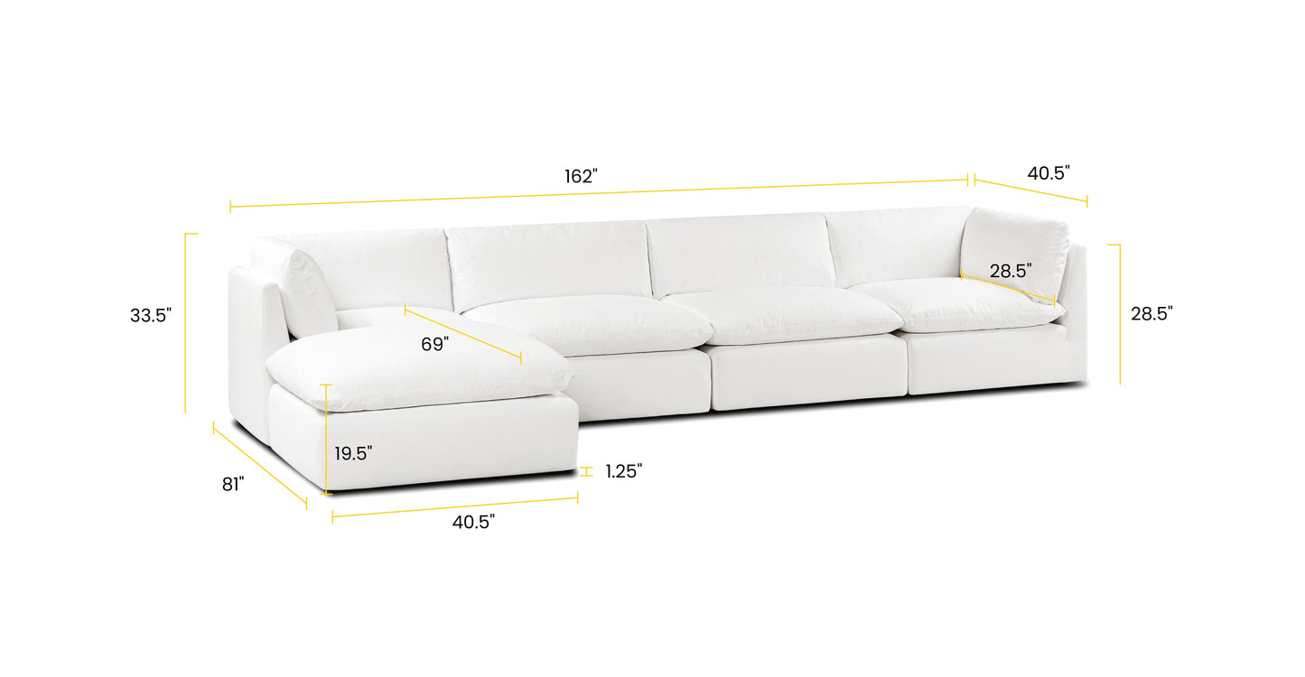 5-Seat Davos Modular L-Sectional