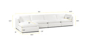 5-Seat Davos Modular L-Sectional