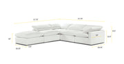 5-Seat Aspen Modular Chaise Sectional