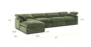 5-Seat Aspen Modular L-Sectional