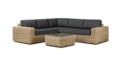 Puglia Corner Sectional Set with Coffee Table