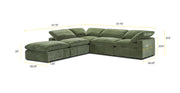 5-Seat Aspen Modular Chaise Sectional