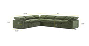 6-Seat Aspen Modular Corner-Sectional