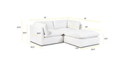 3-Seat Davos Modular Sectional