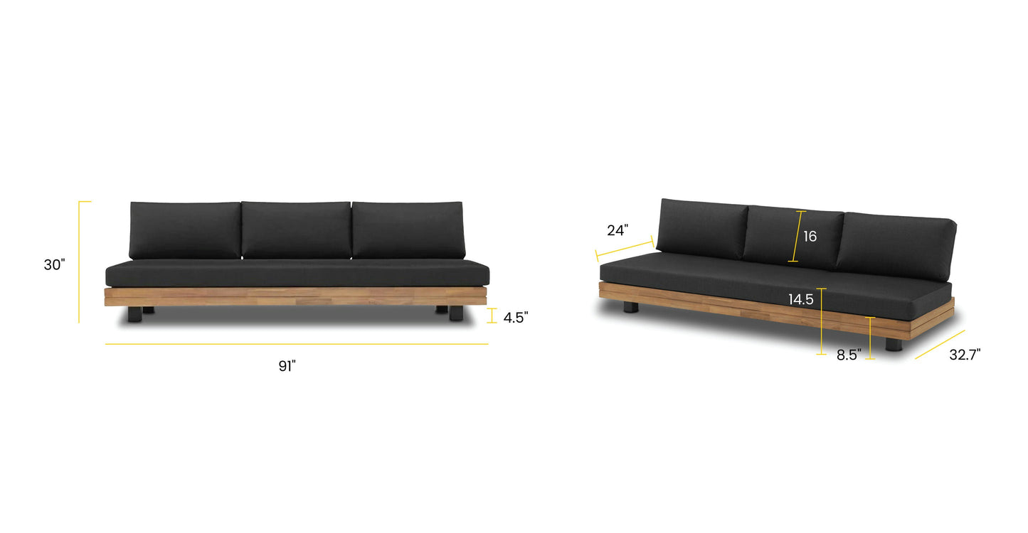 Celenza 3 Seat Sofa Bench