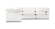 4-Seat Aspen Modular L-Sectional