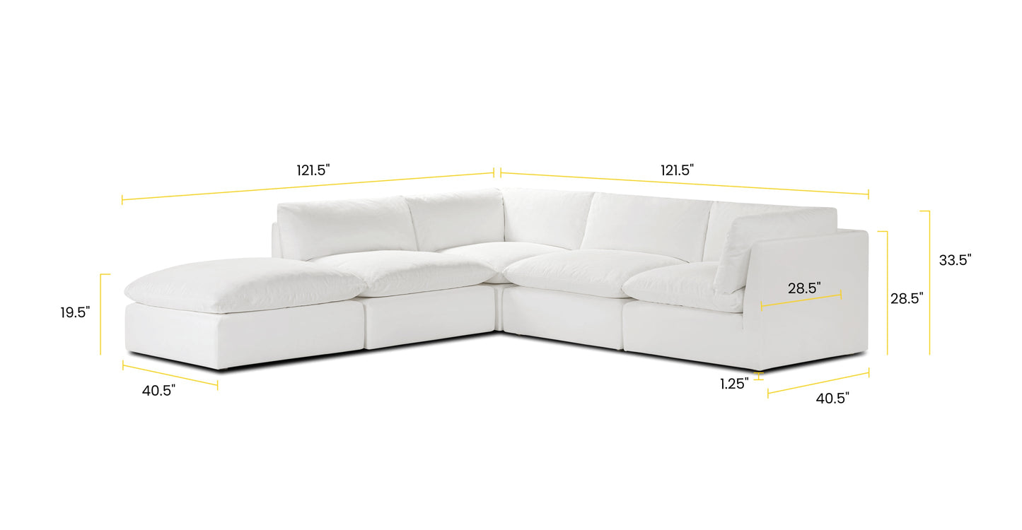 5-Seat Davos Modular Chaise Sectional