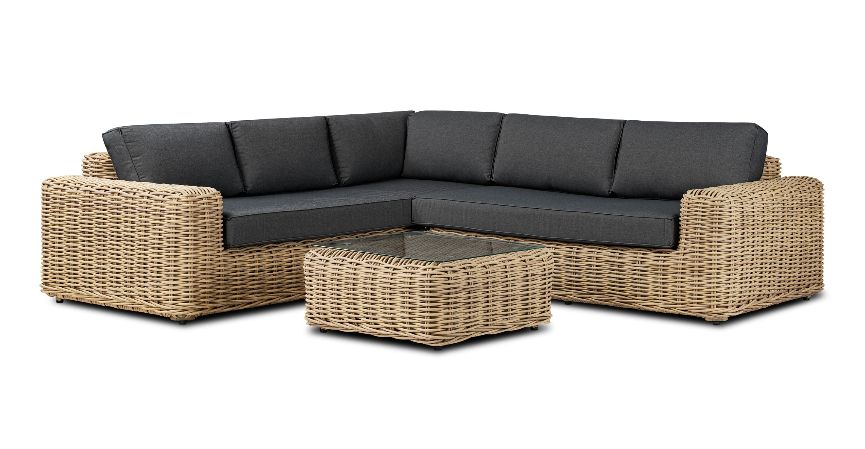 Puglia Corner Sectional Set with Coffee Table